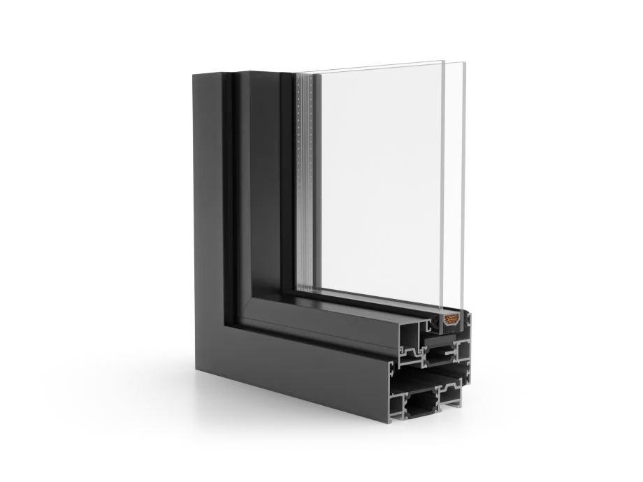 Cortizo Casement profile cross-section