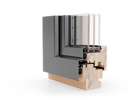 Naturo 80 ALU profile cross-section