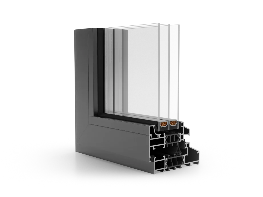 SlimLine 38 profile cross-section